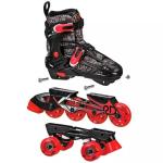 Roller Derby Falcon 2-in-1 Combo Quad and Inline Skates for Kids, Adjustable Sizing