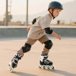 Kuxuan Skates Adjustable Inline Skates for Kids and Youth with Full Light Up Wheels Outdoor Fun Illuminating Skates for Girls and Boys