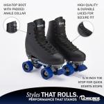 Chicago Premium Black Quad Roller Skates for All