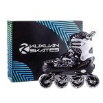 Kuxuan Skates Adjustable Inline Skates for Kids and Youth with Full Light Up Wheels Outdoor Fun Illuminating Skates for Girls and Boys