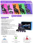 2PM SPORTS Vinal Girls Adjustable Inline Skates with Light up Wheels Beginner Skates Fun Illuminating Roller Skates for Kids Boys and Ladies… (Violet & Magenta, Large - Youth (4Y-7Y US))