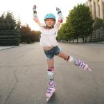 Nattork Inline Skates for Girls and Boys Kids, 4 Sizes Adjustable Inline Skates with Light up Wheels, Illuminating Beginner Roller Skates for Kids & Adult Youth Teal Age 10-12 Size 5 6 7 8