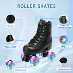 Jessie PU Leather Adjustable Roller Skates for Everyone