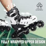 Inline Skates for Kids Adjustable Fun Illuminating Skates Girls Boys Ages 8-12 Patines para Niños Niñas Outdoor