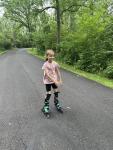 Nattork Adjustable Inline Skates for Kids and Teens, Indoor and Outdoor Blades Roller Skates with 8 Light Up Wheels for Boys Girls Aged 6-12, Adult Women Beginners Aurora Green