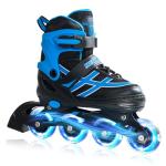 METROLLER Inline Skates for Girls Boys Ages 5-8 8-12 Adjustable Illuminating Wheels Inline Roller Skates for Youth Kids Outdoor Blades