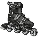 Roller Derby V-Tech 500 Adjustable Performance Inline Skates for Men, Women, Kids, Teens, Large (6-9), Black