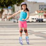 MammyGol Adjustable Inline Skates for Girls Boys Ages 4-12 with Light up Wheels & Butterfly Design – Vibrant Flashing Roller Skates, Perfect Beginner Skates for Kids Youth
