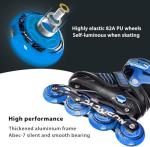 PAPAISON Adjustable Inline Skates Boys Ages 4-16, Roller Skates for Girls Kids Ages 5-8 8-12 with Full Light Up Wheels, Outdoor Skates Illuminating Skates for Children Teens Women