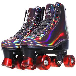 JajaHoho Holographic High Top Roller Skates