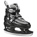 Lake Placid Summit Boy's Adjustable Ice Skate Black/White Medium (1-4)