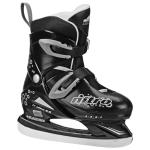 Lake Placid Boys Nitro 8.8 Adjustable Figure Ice Skate, Grey/Black, Large (4-7)
