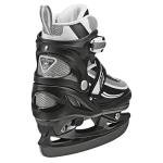 Lake Placid Summit Boy's Adjustable Ice Skate Black/White Medium (1-4)