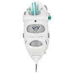 Lake Placid Summit Girl's Adjustable Ice Skate White/Mint Medium (1-4)