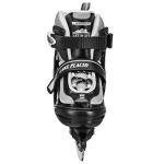 Lake Placid Summit Boy's Adjustable Ice Skate Black/White Medium (1-4)