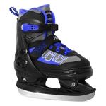Nattork Ice Skates for Kids Boys and Girls -Adjustable Blue,Black,Pink,Purple Ice Hockey Skates,Warm and Soft Plush Lining and Enhanced Ankle Support
