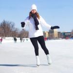 Nattork White Figure Skates Excellence Stainless Steel Blades Ice Figure Skating with Enhanced Support Strength Performance and Ultimate Comfort for Boys and Girls