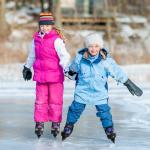 Nattork Ice Skates for Kids Boys and Girls -Adjustable Blue,Black,Pink,Purple Ice Hockey Skates,Warm and Soft Plush Lining and Enhanced Ankle Support