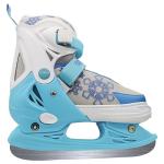 BASYNOL Nattork Adjustable Ice Skates for Kids, Anti-Skid Ice Skate Shoes,Ice Hockey Suitable for Outdoor and Skating Rinks,Snowflake,S
