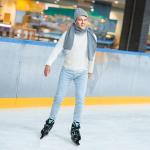 Nattork Ice Skates for Kids, Boys and Girls, Hockey Lace-Up Adjustable Skates - Soft Padding and Reinforced Ankle Support with 4 Sizes Adjustments - Teal