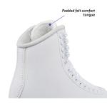 Jackson Ultima Classic 200/500 Womens Ice Skates for Women & Girls Ice Skates – Comfortable Figure Skates for Ice Skating & Recreational Figure Skating, Size 3 Medium Width – White