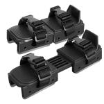 Nattork Adjustable Little Kids Ice Skates Double Runner with Strap Fastening for Toddlers, Kids, Beginner Skater(Black)