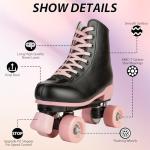 Silvertree High-Top Light-Up Roller Skates for Adults