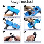 1 Pair Toddler Ice Skates- Adjustable Kids Ice Skates- Double Runner Ice Skates with Strap Fastening for Toddlers, Kids, Junior Skater (Blue)