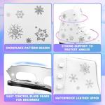 LEVYTEMP Women's/Girls Figure Ice Skates - Youth White Snow Figure Skating Shoes with Two Insoles - Comfortable, Safe Indoor Outdoor Rink Size US 5