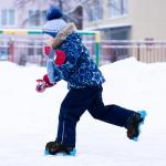 GJQ Toddler Ice Skates, Kids Ice Skates, Adjustable Ice Skates for Kids, Upgrade Double Blade Ice Skates for Toddlers, Suitable for Toddler Beginner Skating Training-Blue