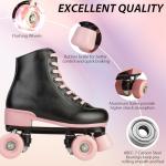 Silvertree High-Top Light-Up Roller Skates for Adults