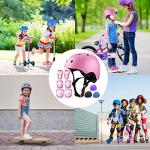 Kids Helmet Set with Knee Pads Elbow Pads Wrist Guards,Adjustable Helmet for Toddler Kids&Youth,3~14yrs Girl Boy Kids Protective Gear Set for Roller Skate Scooter Inline skatings Longboard