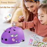 FOOKCIAN Kids Helmet,Toddler Skateboard Helmets for Ages 2-3-5-8-14 Years Boys Girls with Knee and Elbow Pads Wrist Guards fit Roller Skates,Skateboarding,Skating Scooter Adjustable Kids Helmet