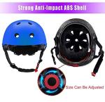 Adjustable Helmet for Ages 3-16 Kids Toddler Boys Girls Youth,Protective Gear with Elbow Knee Wrist Pads for Multi-Sports Skateboarding Bike Riding Scooter Inline skatings Longboard Roller Skate