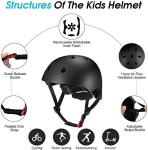 Adjustable Helmet for Ages 3-16 Kids Toddler Boys Girls Youth,Protective Gear with Elbow Knee Wrist Pads for Multi-Sports Skateboarding Bike Riding Scooter Inline skatings Longboard Roller Skate