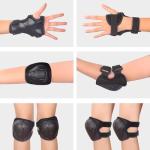 Banzk Kids/Youth Knee Pad Elbow Pads Guards Protective Gear Set for Children 3-14 Years Skateboard Roller Skating Skiing Rollerblading Cycling BMX Biking Running Scooter