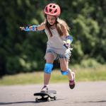 JBM Kids/Youth Knee Pad Elbow Pads and Wrist Guards Protective Gear Set for Skateboarding Cycling Roller Skating Inline Skating Scooter Riding Sports BMX Biking Sports (Blue)