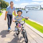 BOSONER Basic Kids Protective Gear: Kids Knee Pads and Elbow Pads with Wrist Guards Set for 3-15 Years - Design for Roller Skates, Cycling, BMX Bike, Skateboard, Inline Skating, Scooter Riding Sports