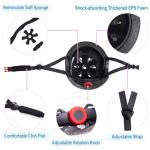 FIODAY Kids Helmet Knee Pads for Kids Unicorn Knee and Elbow Pads Wrist Guards Adjustable Protective Gear Set for Girls Boys Sports Skateboard Inline Skating Scooter, Rainbow, 3-8 Years