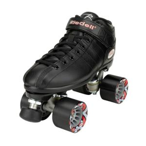 Riedell R3 Indoor Quad Roller Skates - Black