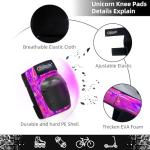 Nattork Knee Pads for Kids Youth Audlt，Knee and Elbow Pads with Wrist Guards 6 in 1 Protective Gear Set for Skateboard, Roller Skate, Inline Skates, Cycling and Scooter Boys Girls