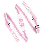 UrbanMover Ski Strap and Pole Carriers Pink Panda for Men Women Kids Adjustable Shoulder Sling with Padded Holder Downhill Skiing Gear Backcountry Ski Accessories