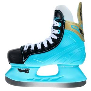 Adjustable Youth Hockey Skates for Boys & Girls，Lightweight Ice Skates with Sizing 10C-3Y，Protective & Thermal Boot for Ice Hockey & Skating (13C-3Y)