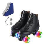 Ugboiu Classic Black Roller Skates for All