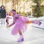 Nattork Adjustable Kids Ice Skates - 4 Size Adjustable Hockey Lace-Up Skates with Warm Plush Lining, Triple Safety Ankle Support, Stainless Steel Blades - Perfect for Boys and Girls Aged 3-12