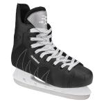 5th Element Stealth Ice Hockey Skates - Perfect for Recreational Ice Skating and Hockey - True-to-Size Fit and Moisture Resistant Liner Ice Skates for Men (Black/White, 8.0)