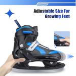 RollingBunny Adjustable Ice Skates for Kids: Ice Hockey Skates for Boy, Girl, Beginner, Youth, Junior, Suitable Outdoor and Skating