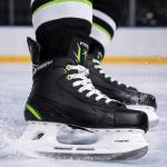 TronX Stryker 3.0 Senior Adult Junior Kids Ice Hockey Skates, New for 2023 (Skate Size 4 (Shoe Size 5-5.5))