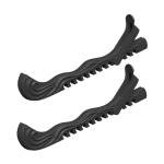 CUNTAUK Ice Skate Guards, Hockey Shoes Ice Skate Blade Covers, Adjustable Buckles Ice Skating Protector Figure Skate Guards Ice Hockey Accessories for Teens Kids S Ice Skating Skates (Black, Small)