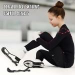 CUNTAUK Ice Skate Guards, Hockey Shoes Ice Skate Blade Covers, Adjustable Buckles Ice Skating Protector Figure Skate Guards Ice Hockey Accessories for Teens Kids S Ice Skating Skates (Black, Small)